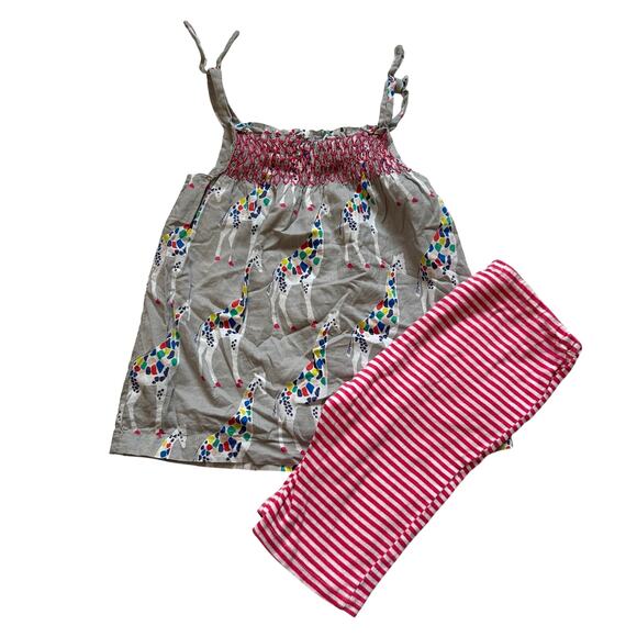 Baby Boden Giraffe Tunic Outfit Set 12-18M - Picture 1 of 5